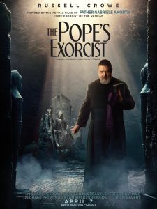 Poster for the movie "The Pope's Exorcist"