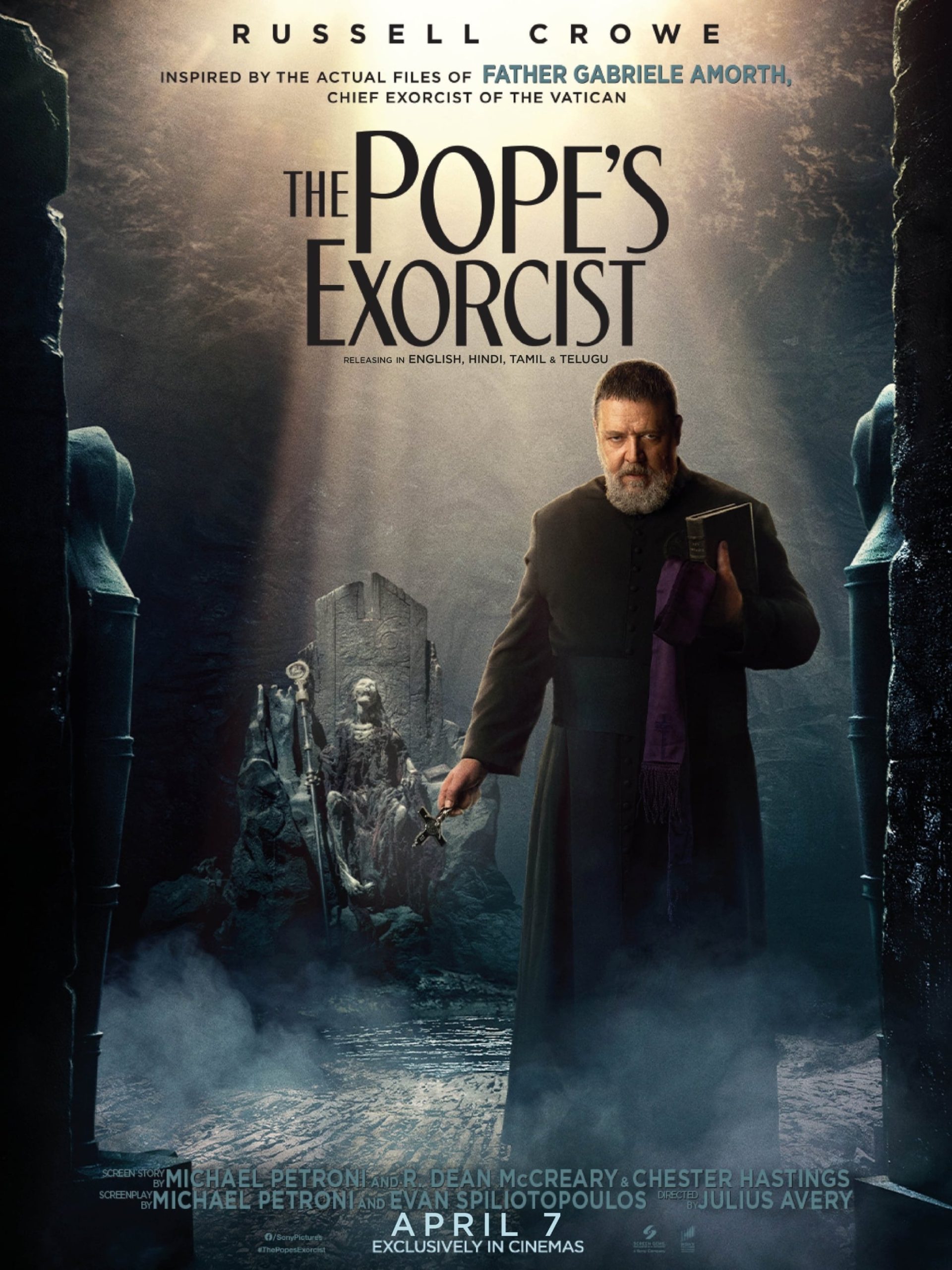 Poster for the movie "The Pope's Exorcist"