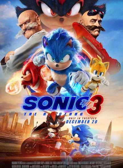 دانلود فیلم سونیک خارپشت ۳  Sonic the Hedgehog 3 2024 دوبله فارسی